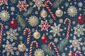 Gobelin Christmas Candy Blue