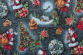 Gobelin Christmas Santa Blue