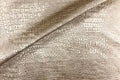 Velvet Croco Goud/Beige